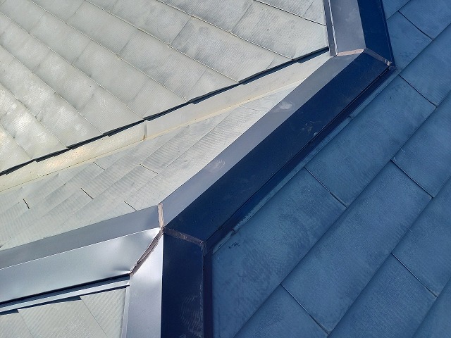 棟板金交換工事完了